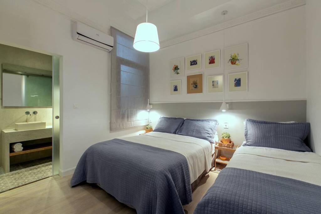 Athens Center Modern Apt In Art Nouveau Building Bagian luar foto